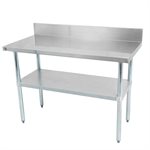 Table de travail 24 x 60 en s / s avec dado Thorinox
