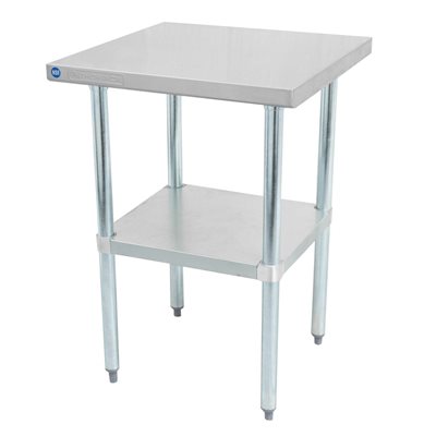 Table de travail s / s 30 x 24 tabl galv