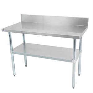 Table de travail 30 x48 avec dosseret s / s
