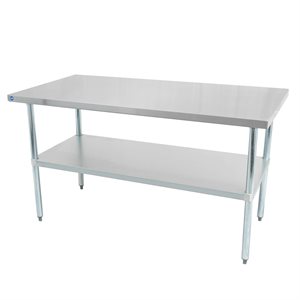 Table de travail s / s 30 x 72 tablette s / s