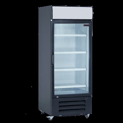 Réfrigerateur 1 porte vitré 30 x32 x79 po