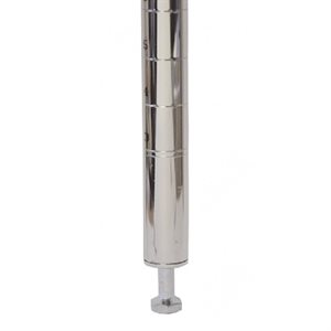 Poteaux Chromé 64" pour tablette en broche