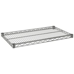 Tablette chromé 18 po x 36 po