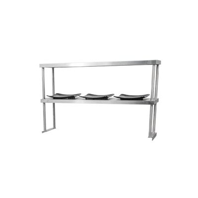 Tablette passe plat double 14 x60 en ss