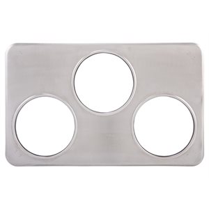 Plaques intermédiaires 3 trous de 6 3 / 8 po pour 4 qts