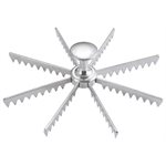 Separateur a tarte 8 pointes aluminium