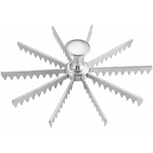 Separateur a tarte 10 pointes aluminium