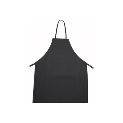 Tablier bavette sans poche noir