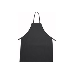 Tablier bavette sans poche noir