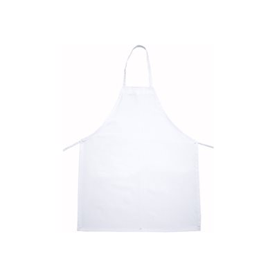 Tablier blanc sans poche