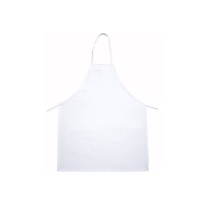 Tablier blanc sans poche