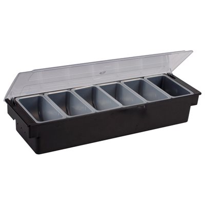 Plats a condiments 6 cases