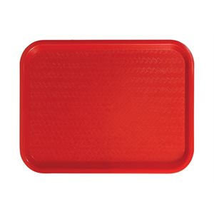 Cabaret plastique rouge 10 x14