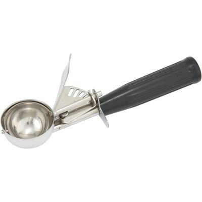 Cuillere a creme glacée 1 oz 1 / 4 noir