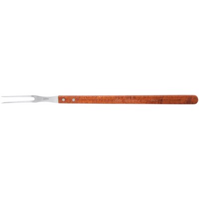 Fourchette a 2 dents manche en bois