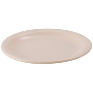 Assiette 9 po couleur tan en melamine