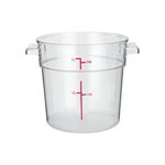 Recipient rond 1 ptes clair polycarbonate