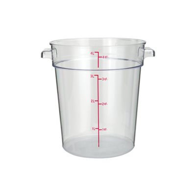 Récipient rond 4 ptes clair