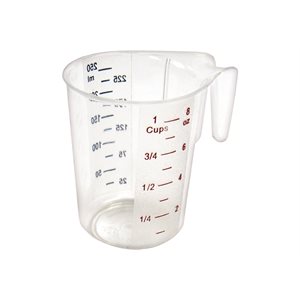 Tasse a mesure 1 tasse plastique