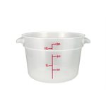 Recipient rond 12 ptes translucide