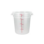 Recipient rond 4 ptes  translucide