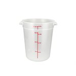 Recipient rond 8 ptes translucide