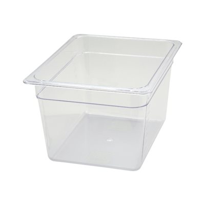 Récipient de plastique 1 / 2 grandeur 8 po