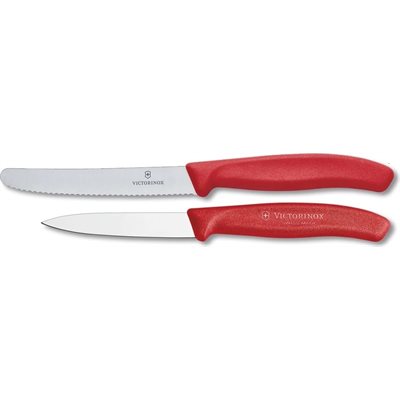Ensemble couteau utilitaire 4 1 / 2 &3 1 / 4 rouge