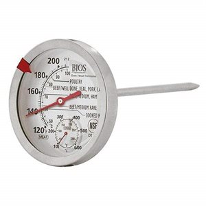 Thermometre a cadran pour viande et le four