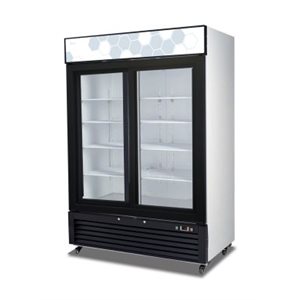 Réfrigerateur 2 portes coulissante migali 49pi3 54.4x31.5x81