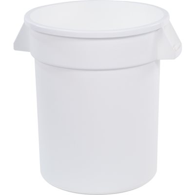 Poubelle 20 gallons blanches