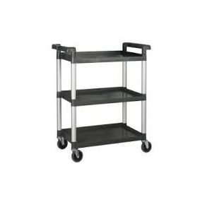 Chariot 3 tablettes noir 42 x20 x37