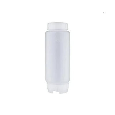 Bouteille tranparente 12 on debit regulier compressible