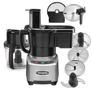 Robot culinaire 4 ptes avec chutes et accessoires