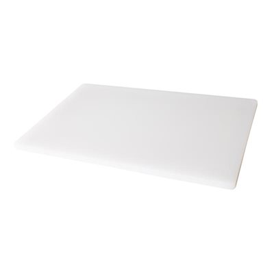 Planche a découper blanche 18x24x1 / 2 po
