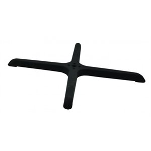 Base de table 30x30 en fonte noir