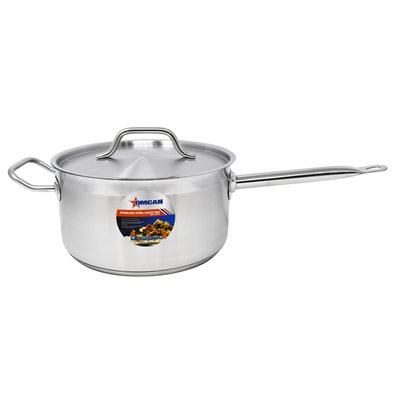 Sauce pan avec couvert s / s 6 ptes
