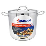Chaudron en acier inox 20 ptes avec couvercle