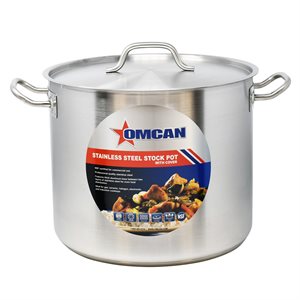 Chaudron en acier inox 24 ptes avec couvercle