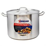Chaudron acier inox 40 ptes avec couvercle