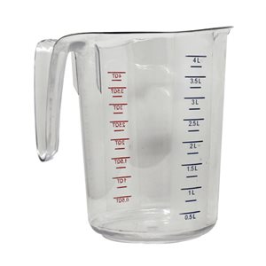 Tasse a mesurer 4 litresen polycarbonate