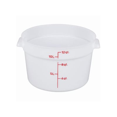 contenat rond 12pte en polyéthilene