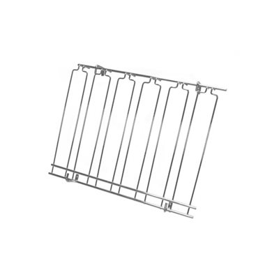 Support a verre suspendu 36" chrome