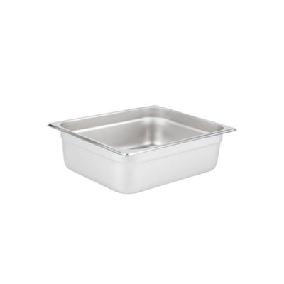 Récipient 1 / 2 gr s / s 6 po profondeur