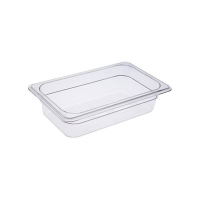 Récipient 1 / 4 gr plastique 21 / 2 po h