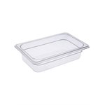 Récipient 1 / 4 gr plastique 21 / 2 po h