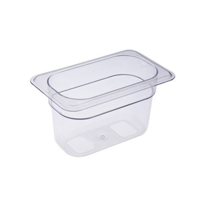 Récipient 1 / 9 gr 4 " de hauteur plastique
