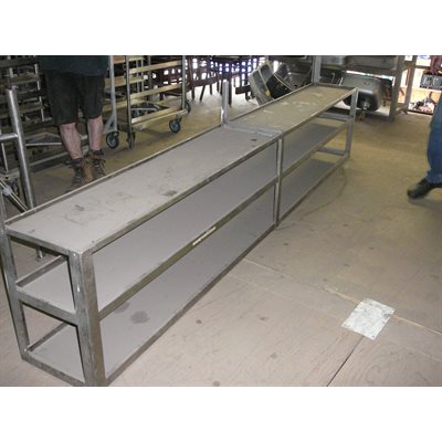 tablette triple murale 116¼''x 14''x 21½''