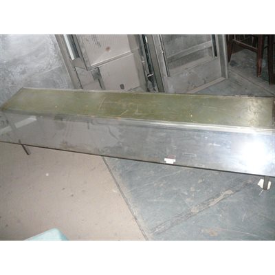 Tete pour table a buffet froid lpl 72 x24 inox fibre clair