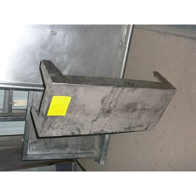 Support a boite inox 14 x33 po